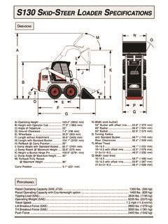 s130 bobcat spec